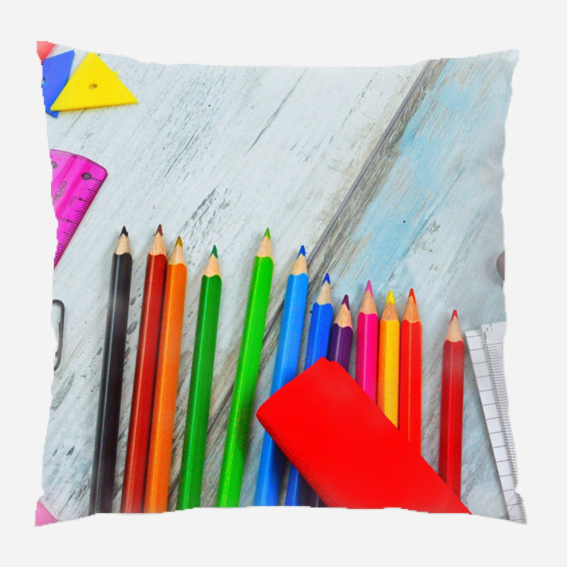 Coussin scolaire Mcnamee, Microsuède, Intérieur