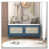 Bleu marine antique / beige