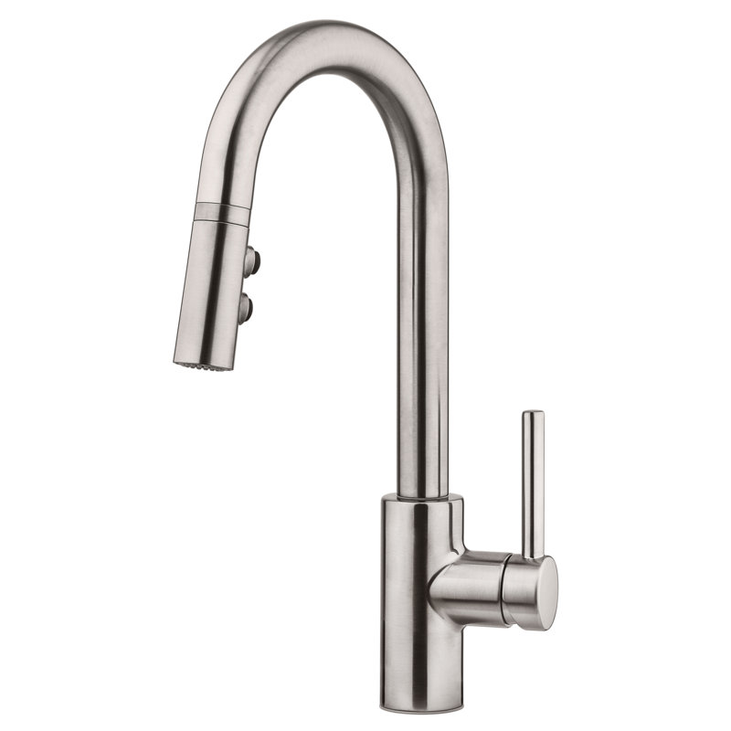 Stellen Pull Down Bar Faucet, Stainless Steel