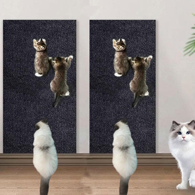 2PACK Self-Adhesive Cat Scratching Mat, Durable Scratch Guard for Sofa,cat Scratch Furniture Protector
