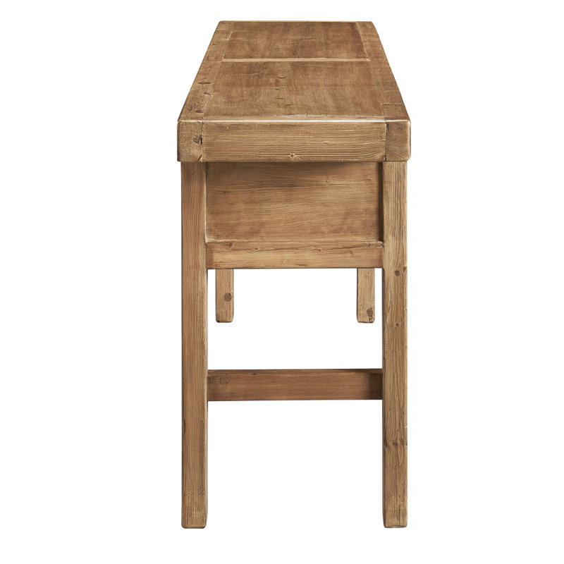 Umber 86.5'' W Solid Wood Console Table
