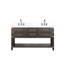 Ensemble de meuble-lavabo double P 22 po, comptoir en marbre de Carrare et robinet-8182193-8182191