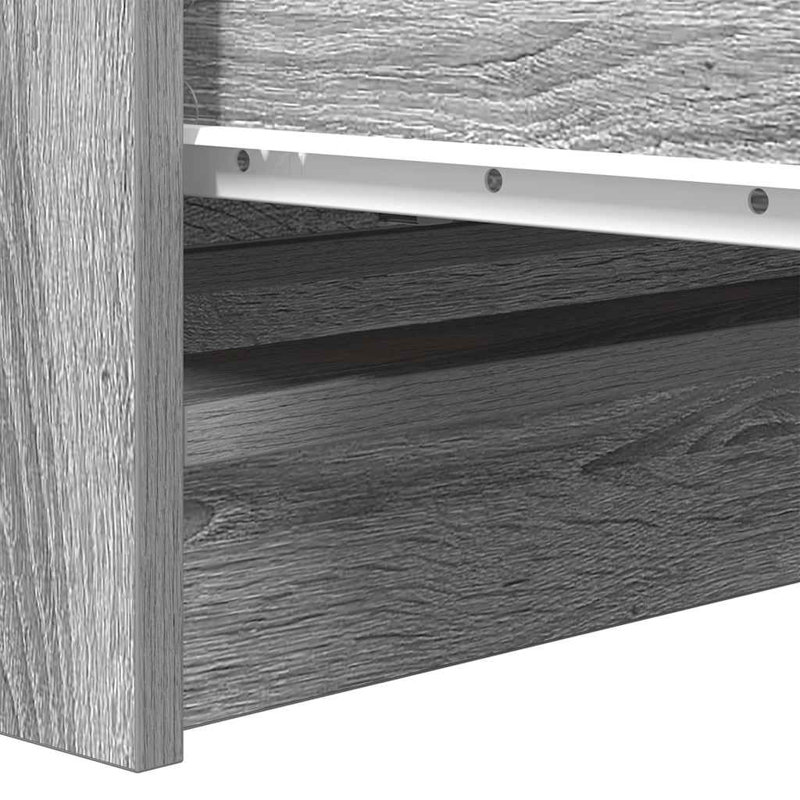 Sideboard 80X35x76 Cm Engineered Wood, Grey Sonoma