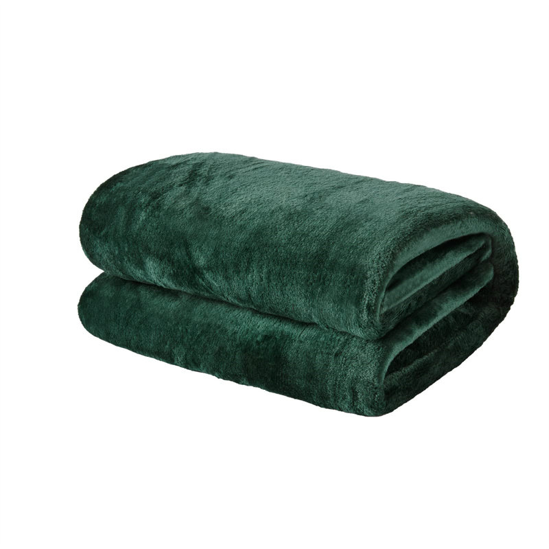 Kirac Throw Blanket, W150 x L120cm, Green