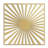 Sun Rays Burst, Black Gold Metal Wall Accent, Minimalist Modern Contemporary Home Decor-99012582-99012581