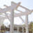 Providence 28'' W x 64'' D Polyvinyl Chloride (PVC) Arbor in White-1606531490