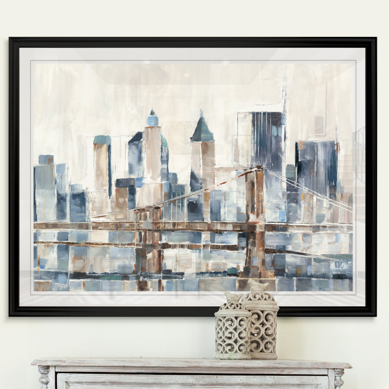 « blue hour i », impression sur toile, H 18,5 po x l 24,5 po x P 1,5 po, Noir