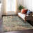 Machine Washable Indoor/Outdoor Cicel ACN1214 Sage Rug-100476280