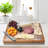 Bamboo Cutting Board with 7 Colour-Coded Cutting Mats