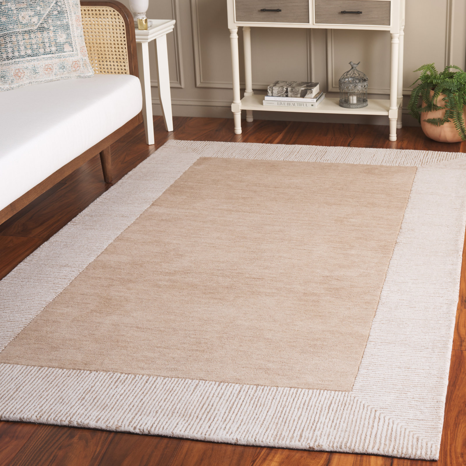 Ellsworth Hand-Tufted Geometric Wool Rug, Rectangle 6' x 9'