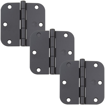3-1/2" Door Hinges, 5/8" Radius Corner