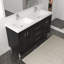 Ensemble de meuble-lavabo double autoportant 60 po Avalia-300837012