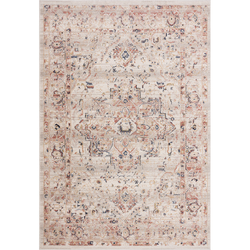 Slaboden Oriental Indoor Rug, Rectangle 4' x 9'