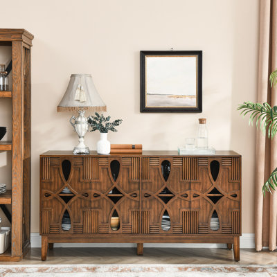 Buffet 60,5 po Mid Century Modern