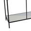 Support pour plante Woly, 2 tablettes en verre, métal industriel de 59 pouces-112748750