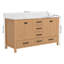 Meuble-lavabo double Gollehur 60 po avec comptoir en quartz-1966866635-1966866634