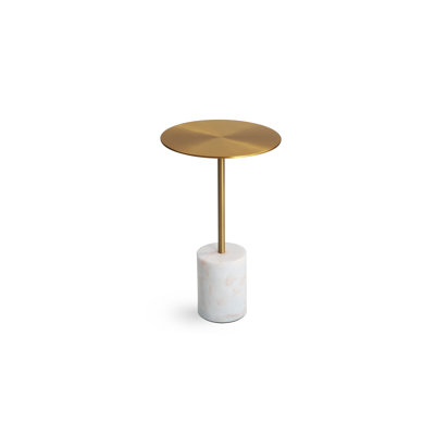 Circulo Steel Top End Table
