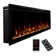 Aerus Recessed or Wall Mounted Electric Fireplace, Alexa or Google Home Compatible, Logs & Crystals, Remote Control