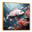 Danse de poissons monochrome rose et gris-1275692203-1275692205