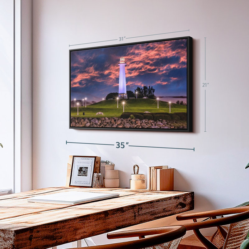 Long Beach, impression sur toile, H 21 po x l 31 po