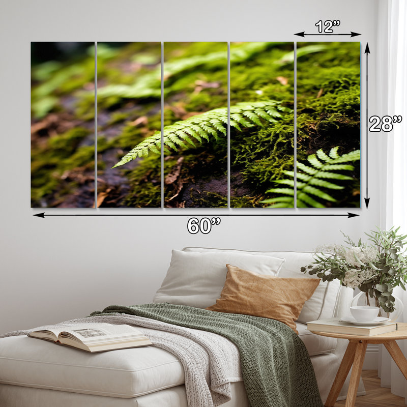 Farmhouse Plants & Flowers Wall Decor on Metal