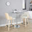 Tabouret de bar et de comptoir Saltram avec repose-pieds carré (ensemble de 2)-88309808-88309809-90140856