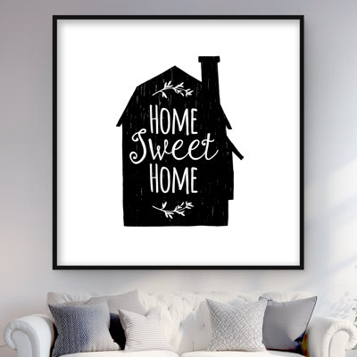Home sweet home - Rustic Framed Matted Print | Home Decor