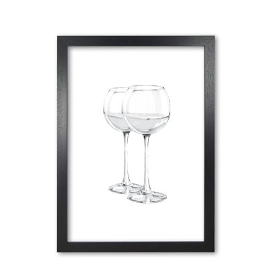 White Wine Glasses - Painting