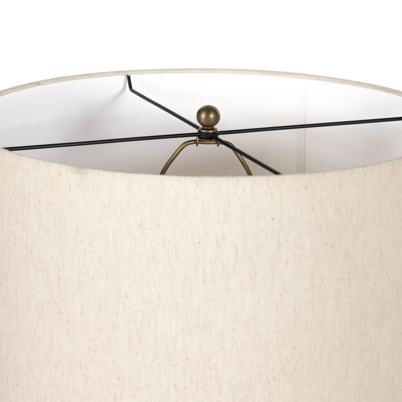Lampe sur pied 55,75 po Edmonda, gris