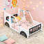 Lit plateforme classique avec roulettes en forme de voiture-1076935178-1076935179