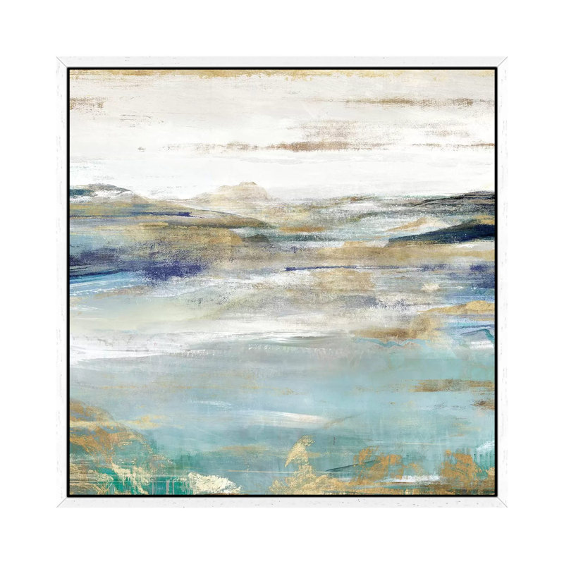 Upon A Clear I by Isabelle Z - Print on Canvas, White Framed, 93.98 cm H x 93.98 cm W