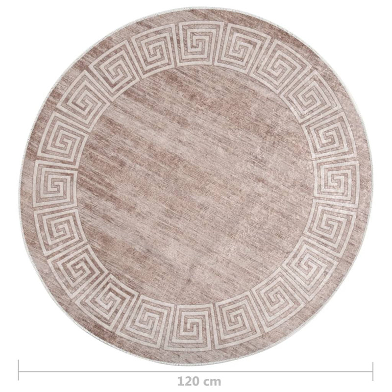 Round Grinstead Southwestern 120cm X 120cm Area Rug