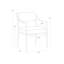 Leticia Upholstered Arm Chair