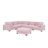 Arliz 7 - Piece 144" Wide Reversible Modular Corner Sectional with Ottoman-1750357695