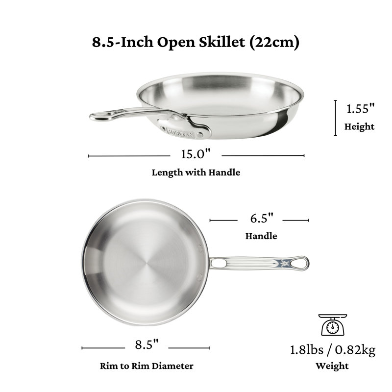 Pro Bond Luxe 8.5" Skillet, 8.5"