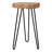 Azzole Solid Wood Top End Table