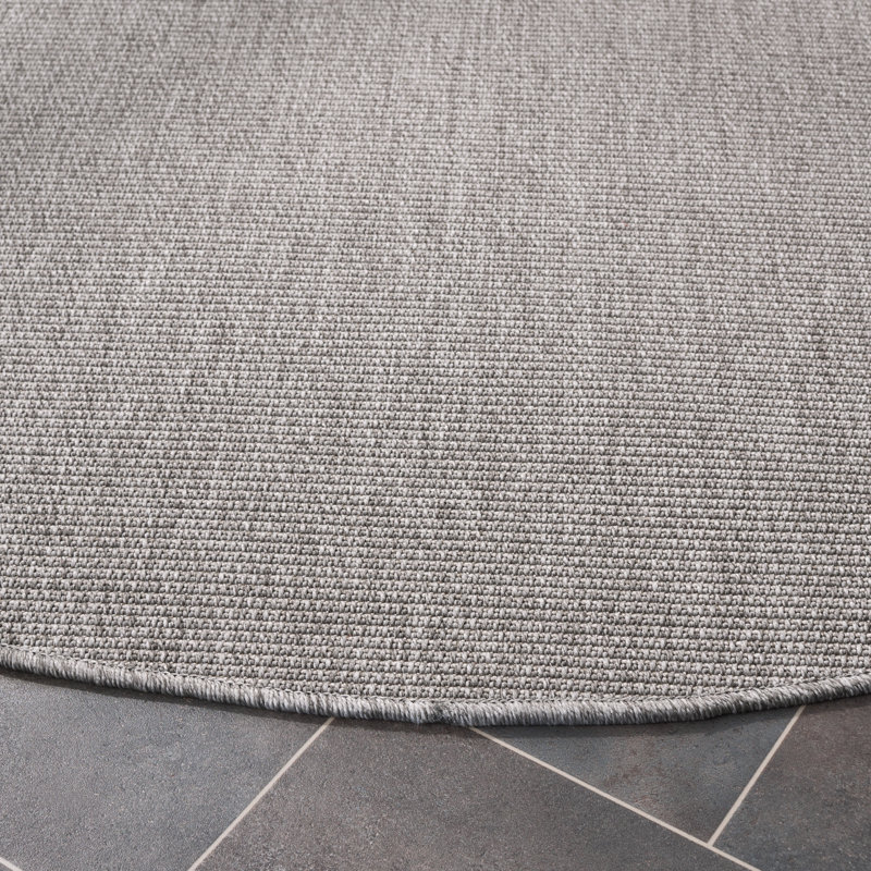 Zyire All-Weather Performance Indoor/Outdoor Area Rug, Round 6'7"
