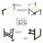 2-Piece Bar Stools (Beige)