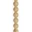 Lampe sur pied traditionnelle en bois massif avec colonne perlée et ampoule 3 couleurs incluse-417680901