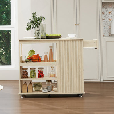 Îlot de cuisine, chariot de service roulant à roulettes Îlot de cuisine moderne avec tiroir de rangement à vin, roulettes verrouillables, chariot de cuisine pour la cuisine, la salle à manger, le bar et le salon