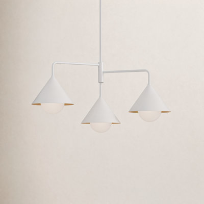 Ireland 3 - Light Geometric Chandelier