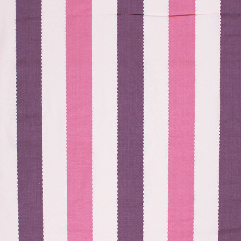 Suite Palm Stripe Fabric, Mulberry