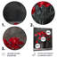 Œillets monochromes rouges et noirs vibrants en pot II - œillets, art mural-1424515570-1424515572