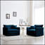 Ensemble de 2 chaises d'appoint, fauteuils rembourrés en chenille haut de gamme, chaises d'appoint de salon avec coussin décoratif pour un confort ultime-296545539