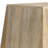 Terry 16"W Solid Mango Wood Contemporary Polygon Accent Table with Geometric Design-110733437