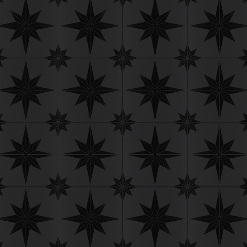 Stella Lustre 10" x 10" Porcelain Patterned Wall Tile