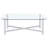 Linda Chrome 2-piece Coffee Table Set
