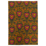 Flatweave Wool Ikat Area Rug in Multi