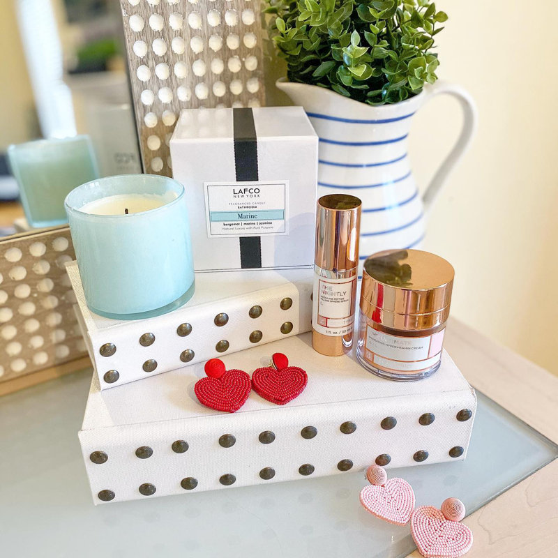 Marine Scented Jar Candle, 3" H x 3" W x 3" D