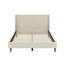 Lit plateforme tapissier sans sommier